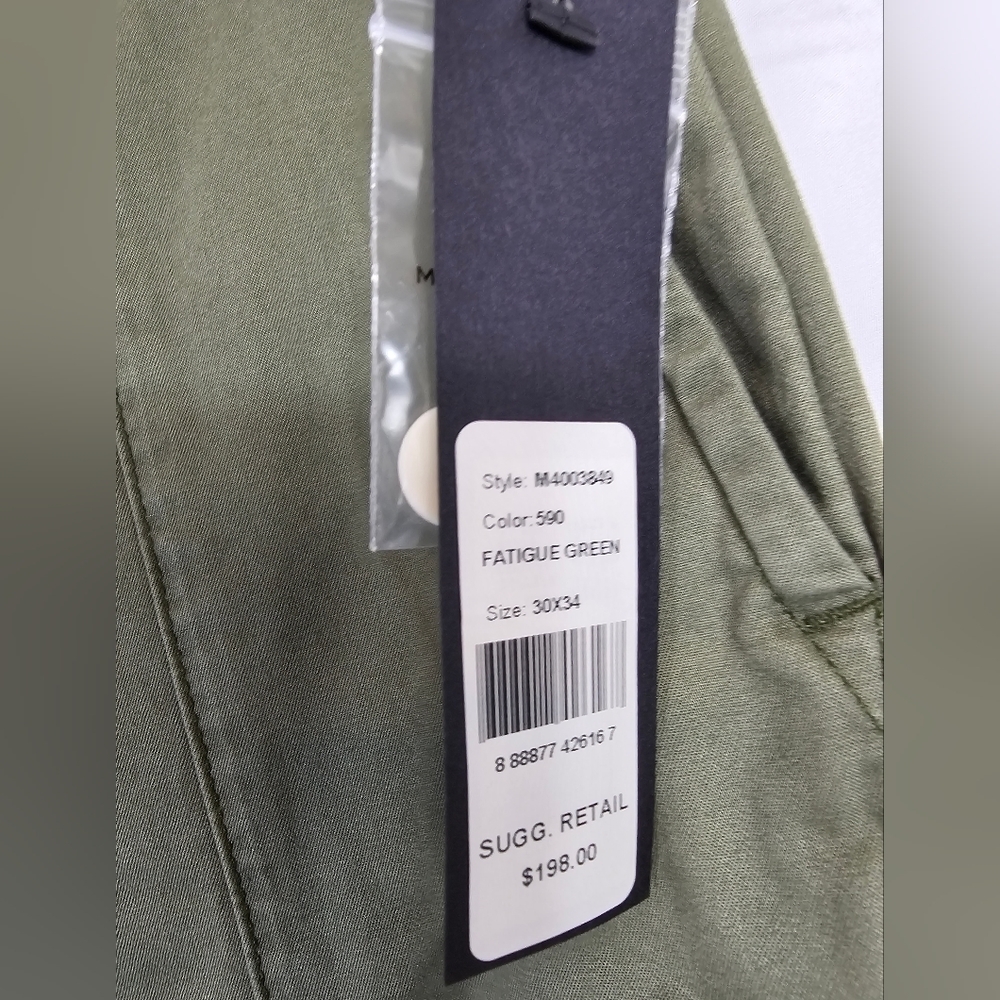 MARC by Marc Jacobs size 30×34 fatigue green khakis Martin low rise Skinny fit - Picture 4 of 8